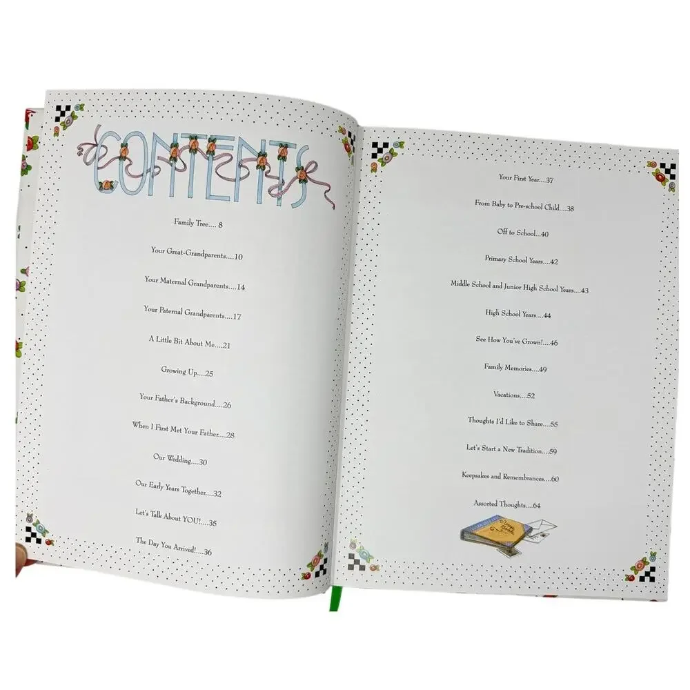 Mary Engelbreit Mother's Journal Family Memories Baby Book Hardcover